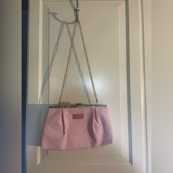 Lilly Pulitzer Handbags - Lilly Pulitzer pink and white striped purse